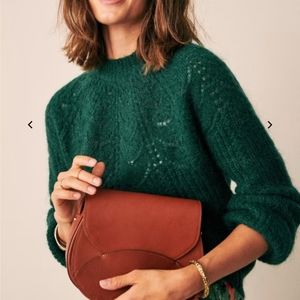 Sezane Green Pauline Jumper